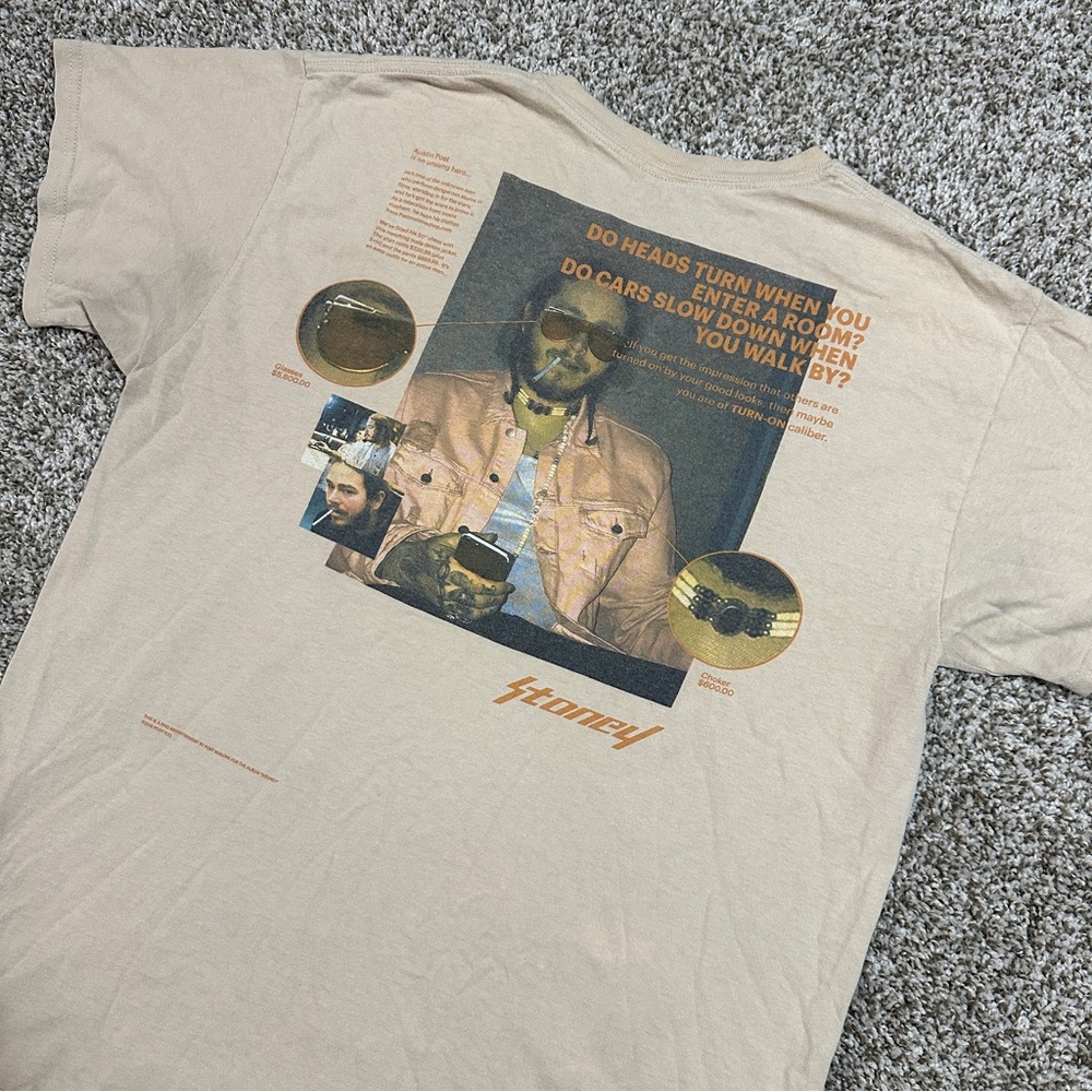 Post Malone Stoney Let's Get Weird Album Shirt 2016